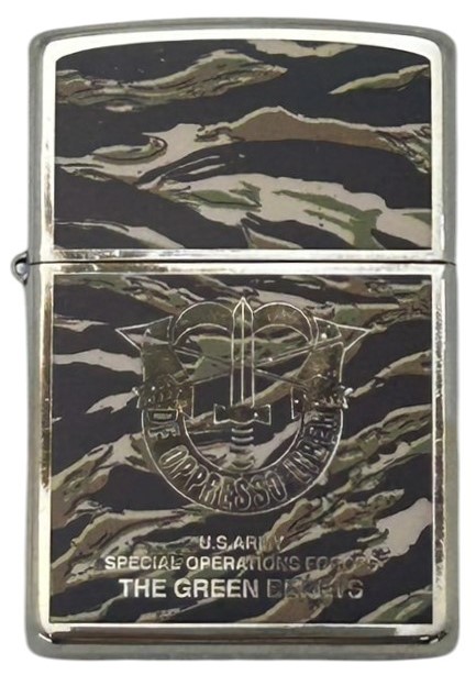 【ZIPPO】ジッポー：2003年製 新品 未使用 Green Berets